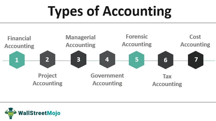 What are the six types of accounting services?